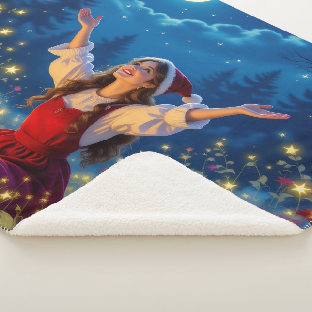 Cobertor Sherpa „Weihnachtliche Harmonie“ (3/4)