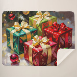 Cobertor Sherpa „Weihnachtliche Harmonie“