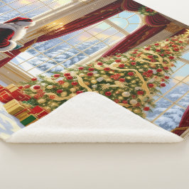 Cobertor Sherpa „Weihnachtliche Harmonie“