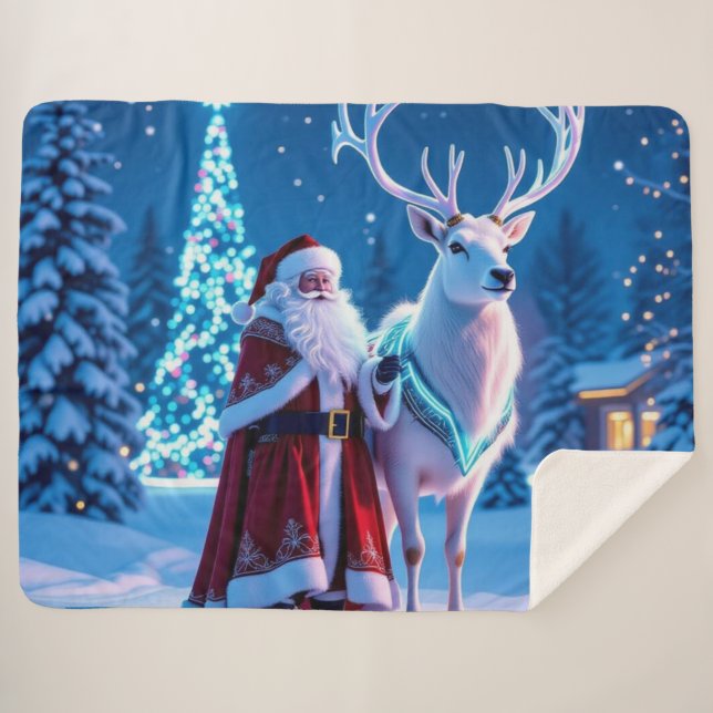 Cobertor Sherpa „Weihnachtliche Harmonie“ (Frente (Horizontal))