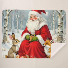 Cobertor Sherpa „Weihnachtliche Harmonie“