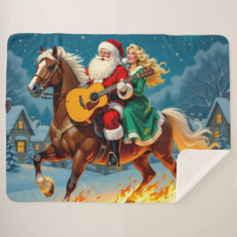 Cobertor Sherpa „Weihnachtliche Harmonie“