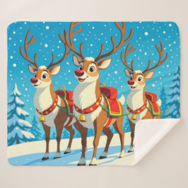 Cobertor Sherpa „Weihnachtliche Harmonie“