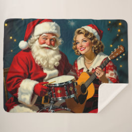 Cobertor Sherpa „Weihnachtliche Harmonie“