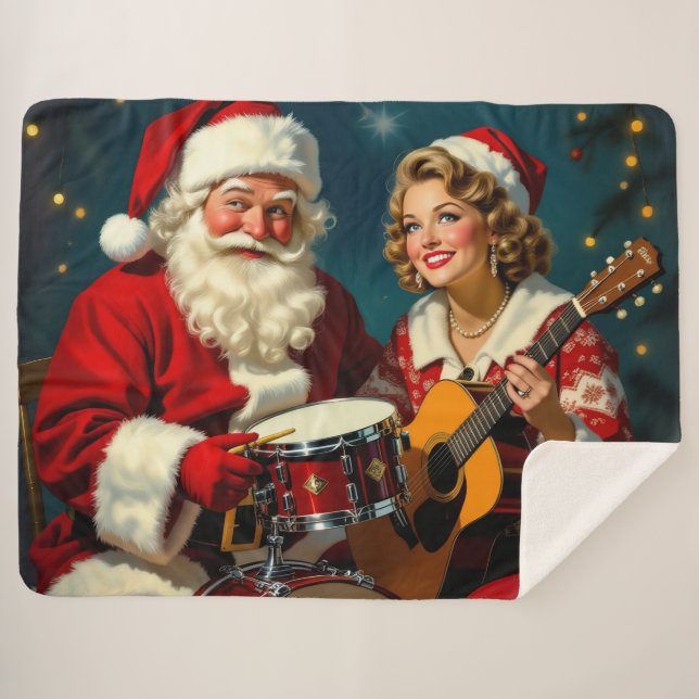 Cobertor Sherpa „Weihnachtliche Harmonie“ (Frente (Horizontal))