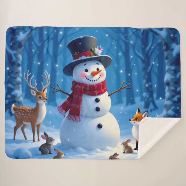 Cobertor Sherpa „Weihnachtliche Harmonie“ (Frente (Horizontal))