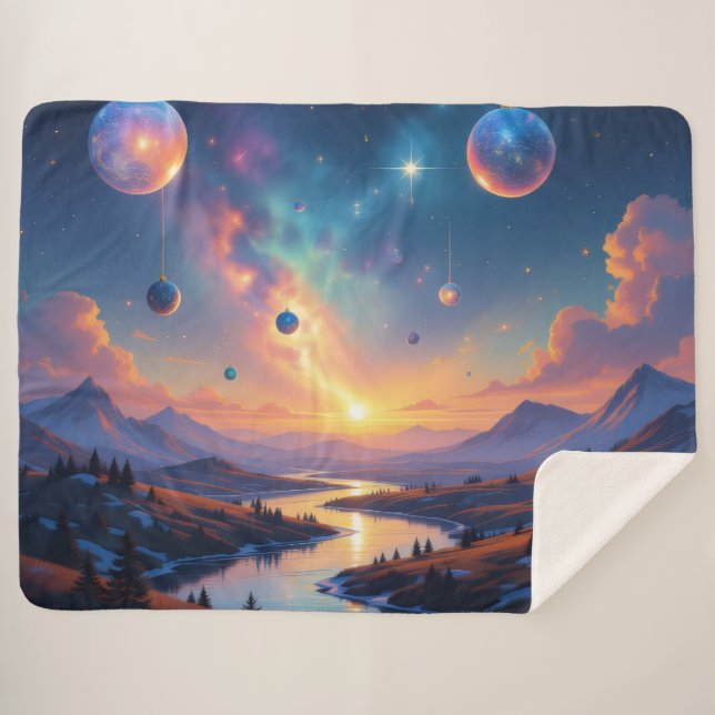 Cobertor Sherpa „Weihnachtliche Harmonie“ (Frente (Horizontal))