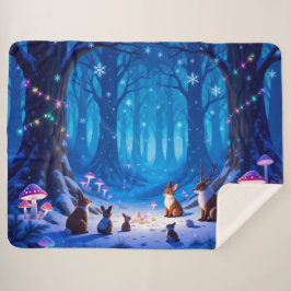 Cobertor Sherpa „Weihnachtliche Harmonie“