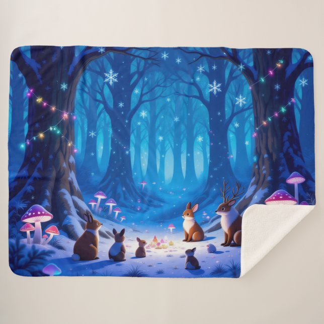 Cobertor Sherpa „Weihnachtliche Harmonie“ (Frente (Horizontal))