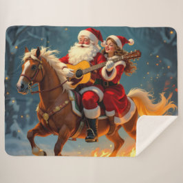 Cobertor Sherpa „Weihnachtliche Harmonie“