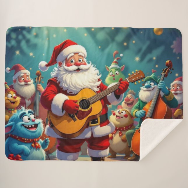 Cobertor Sherpa „Weihnachtliche Harmonie“ (Frente (Horizontal))