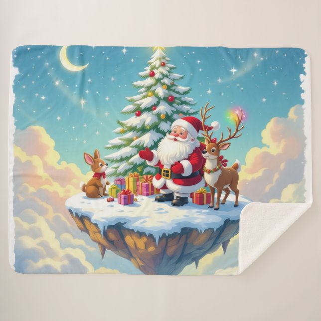 Cobertor Sherpa „Weihnachtliche Harmonie“ (Frente (Horizontal))