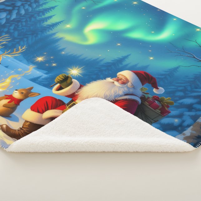 Cobertor Sherpa „Weihnachtliche Harmonie“ (3/4)