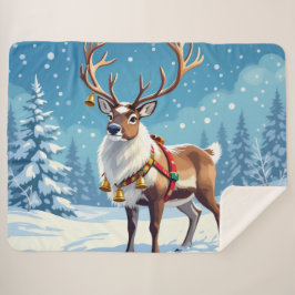 Cobertor Sherpa „Weihnachtliche Harmonie“