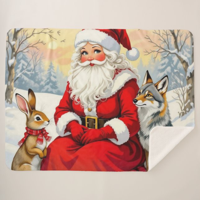 Cobertor Sherpa „Weihnachtliche Harmonie“ (Frente (Horizontal))