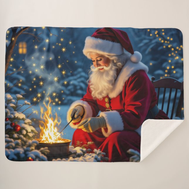 Cobertor Sherpa „Weihnachtliche Harmonie“ (Frente (Horizontal))