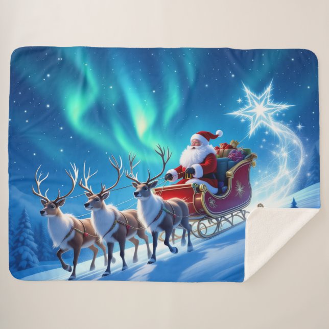 Cobertor Sherpa „Weihnachtliche Harmonie“ (Frente (Horizontal))