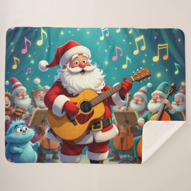 Cobertor Sherpa „Weihnachtliche Harmonie“ (Frente (Horizontal))