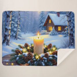 Cobertor Sherpa „Weihnachtliche Harmonie“