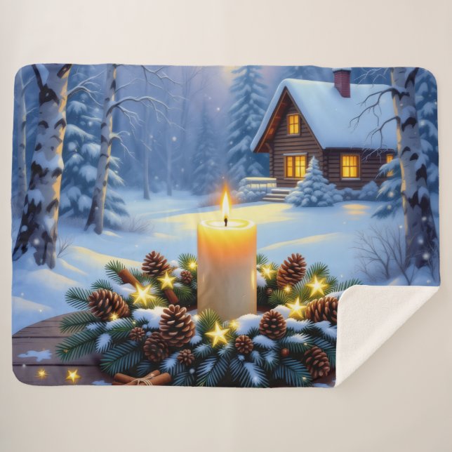 Cobertor Sherpa „Weihnachtliche Harmonie“ (Frente (Horizontal))