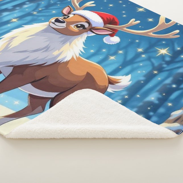 Cobertor Sherpa „Weihnachtliche Harmonie“ (3/4)