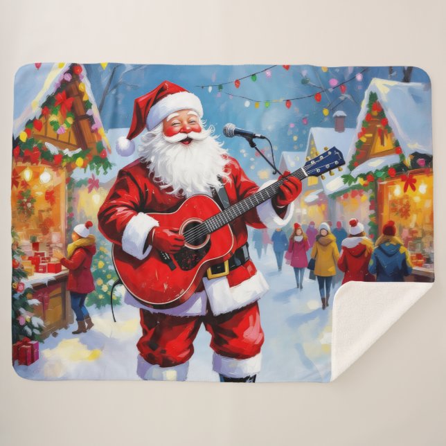 Cobertor Sherpa Weihnachtliche Harmonie (Frente (Horizontal))