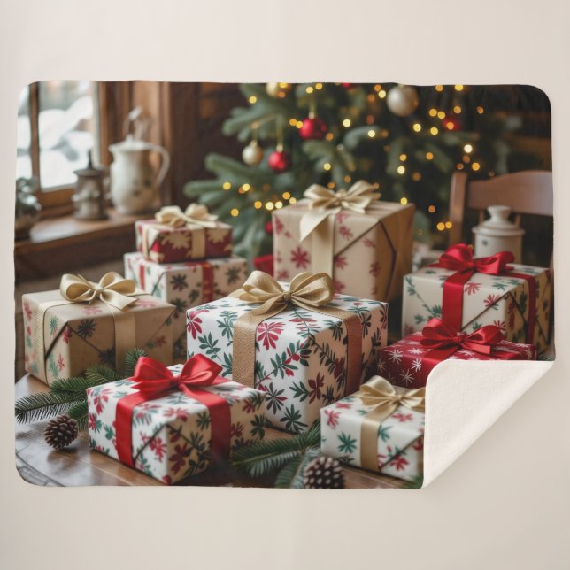 Cobertor Sherpa „Weihnachtliche Harmonie“ (Frente (Horizontal))