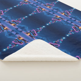 Cobertor Sherpa „Weihnachtliche Harmonie“