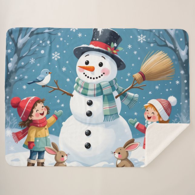 Cobertor Sherpa „Weihnachtliche Harmonie“ (Frente (Horizontal))