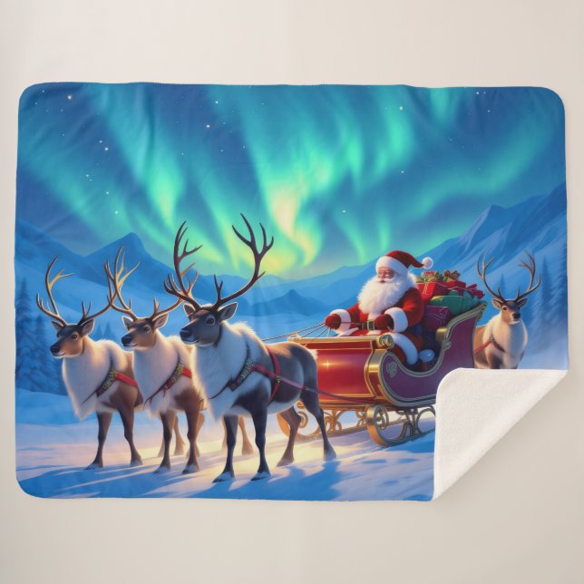 Cobertor Sherpa „Weihnachtliche Harmonie“ (Frente (Horizontal))