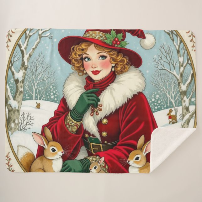 Cobertor Sherpa „Weihnachtliche Harmonie“ (Frente (Horizontal))