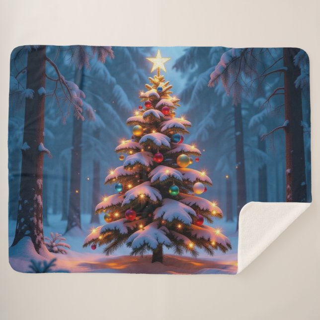 Cobertor Sherpa „Weihnachtliche Harmonie“ (Frente (Horizontal))