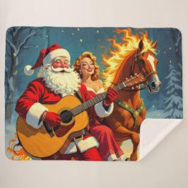 Cobertor Sherpa „Weihnachtliche Harmonie“