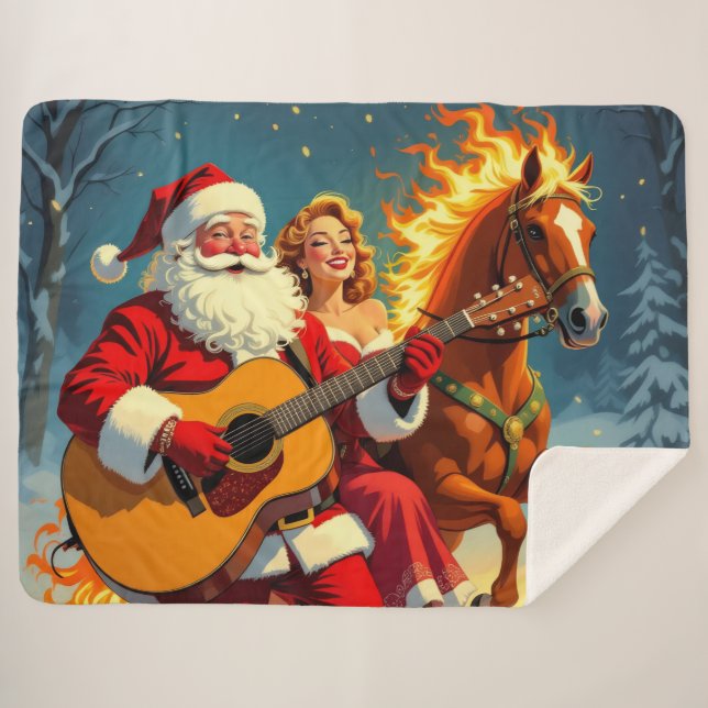 Cobertor Sherpa „Weihnachtliche Harmonie“ (Frente (Horizontal))