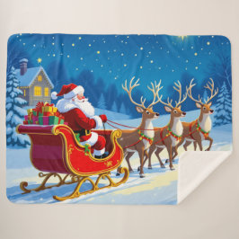 Cobertor Sherpa „Weihnachtliche Harmonie“