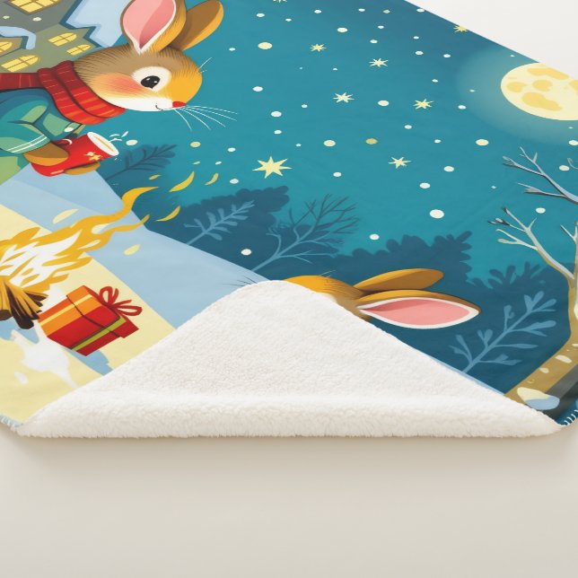 Cobertor Sherpa „Weihnachtliche Harmonie“ (3/4)