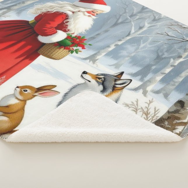 Cobertor Sherpa „Weihnachtliche Harmonie“17 (3/4)