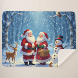 Cobertor Sherpa „Weihnachtliche Harmonie“33