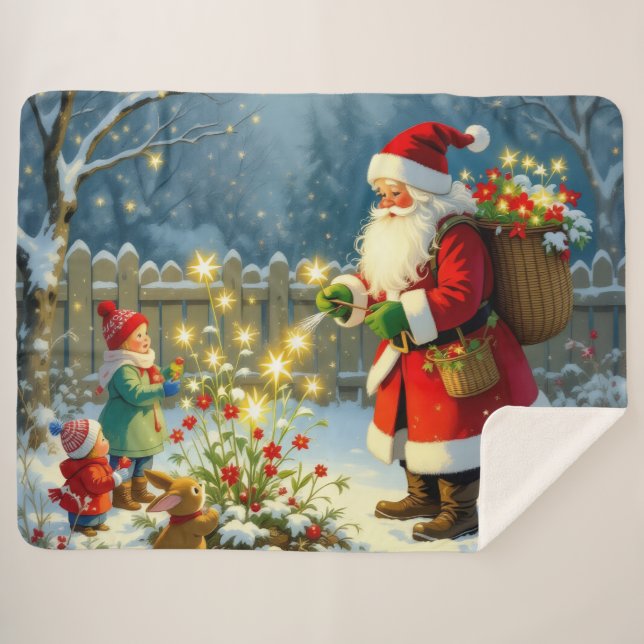 Cobertor Sherpa Weihnachtliche Harmonie“93 (Frente (Horizontal))