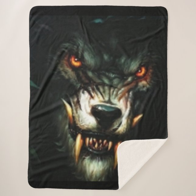 COBERTOR SHERPA WEREWOLF (Frente)