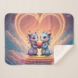 Cobertor Sherpa Where Two Souls Choose Forever 