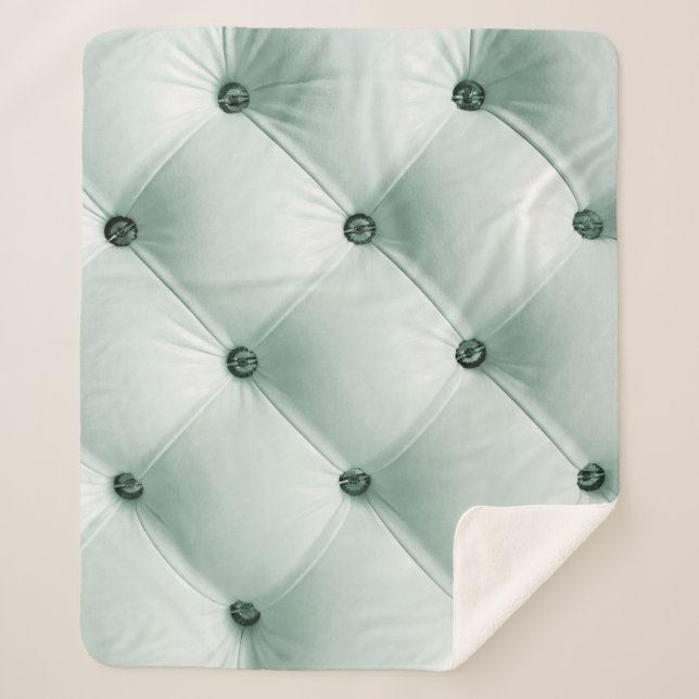 Cobertor Sherpa White Leather Texture in Luxury Interiorabstract,b (Frente)