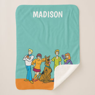 Cobertor Sherpa Whole Gang 14 Mystery Inc