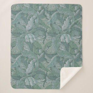 Cobertor Sherpa William Morris Acanthus Botanical Harmony Classic