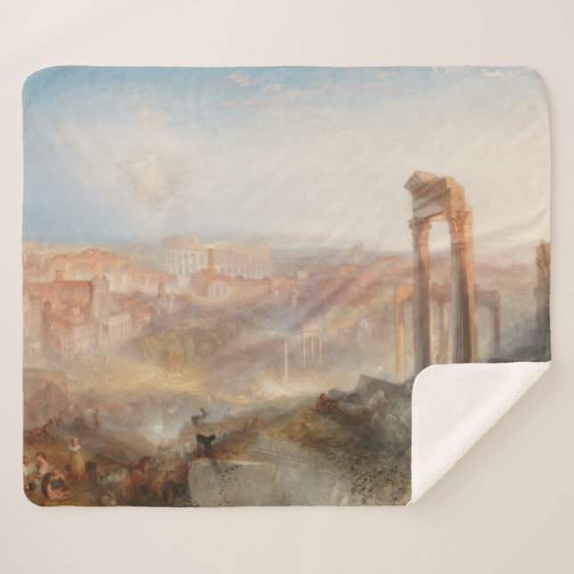 Cobertor Sherpa William Turner British - Modern Roma-Campo Vaccino (Frente (Horizontal))