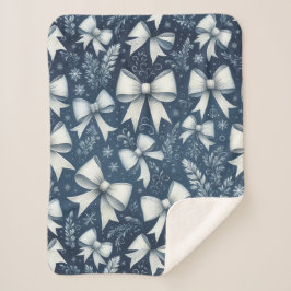 Cobertor Sherpa Winter Bows