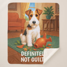 Wire Fox Terrier - Definitely Not Guilty