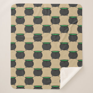 Cobertor Sherpa Witch Cauldron