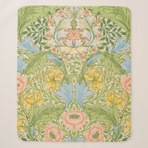 Wm Morris Myrtle Floral Arte Novo Pastel