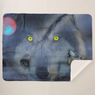 COBERTOR SHERPA WOLVES NOTURNOS